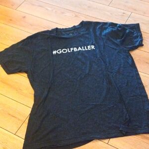 Pipeline MENS black  #GOLFBALLER T-Shirt GUC XL